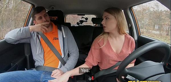  Fake Driving School Lucy Heart uses her Body to Pay for Extra Lessons